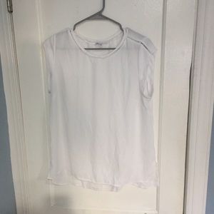 Sheer white business professional shirt